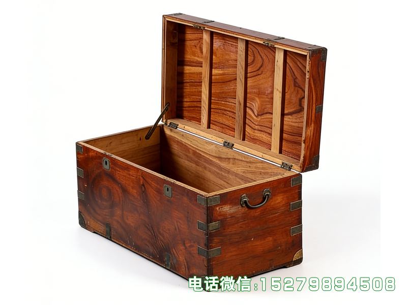 淮北打开式复古嫁妆箱