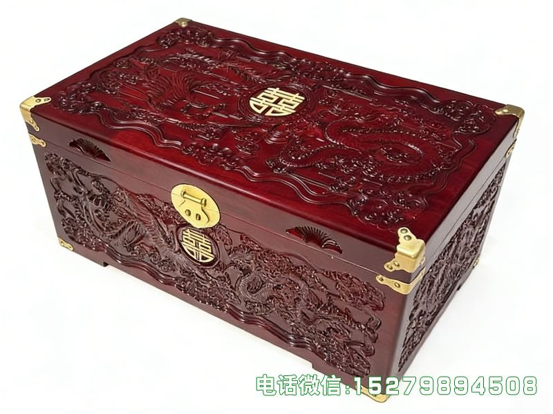 中山龙凤呈祥嫁妆箱