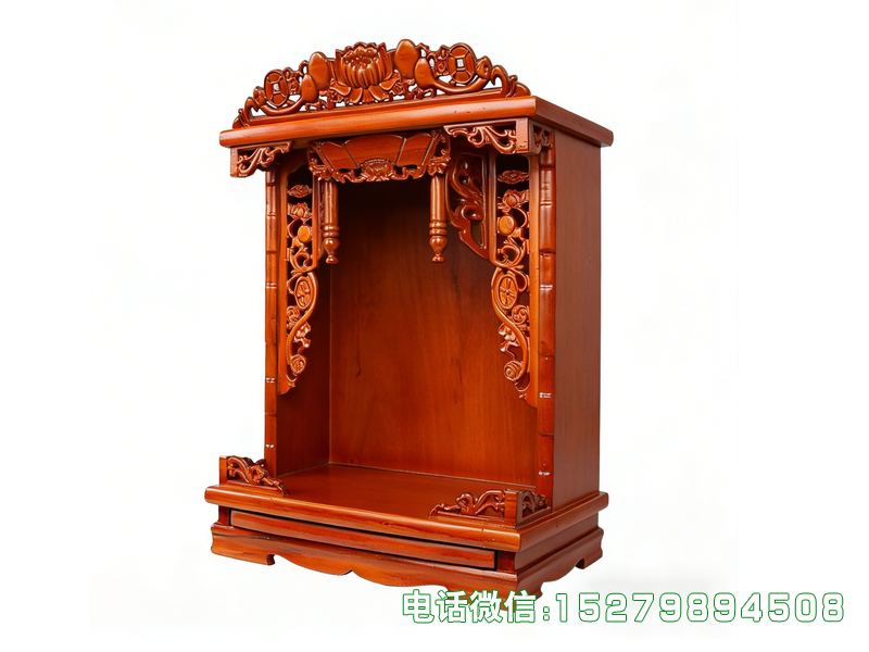 东宁县莲花竹纹壁挂佛龛