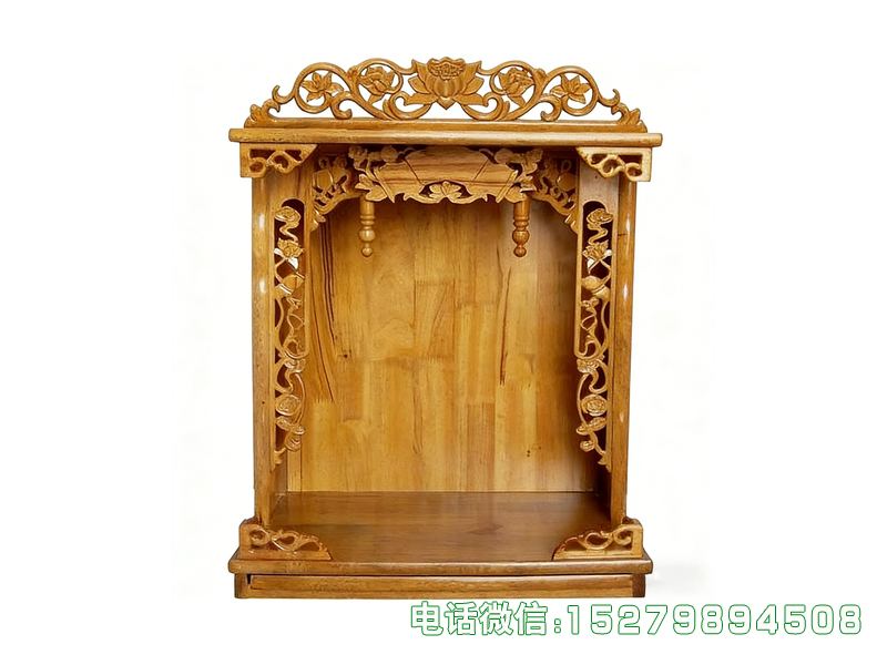 闽清县莲花纹壁挂佛龛