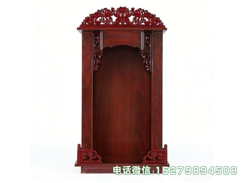 闽清县莲花纹立式佛龛