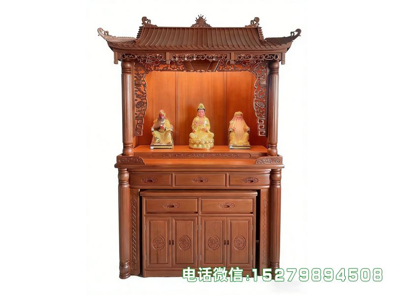 灵寿三层翘角供桌香案