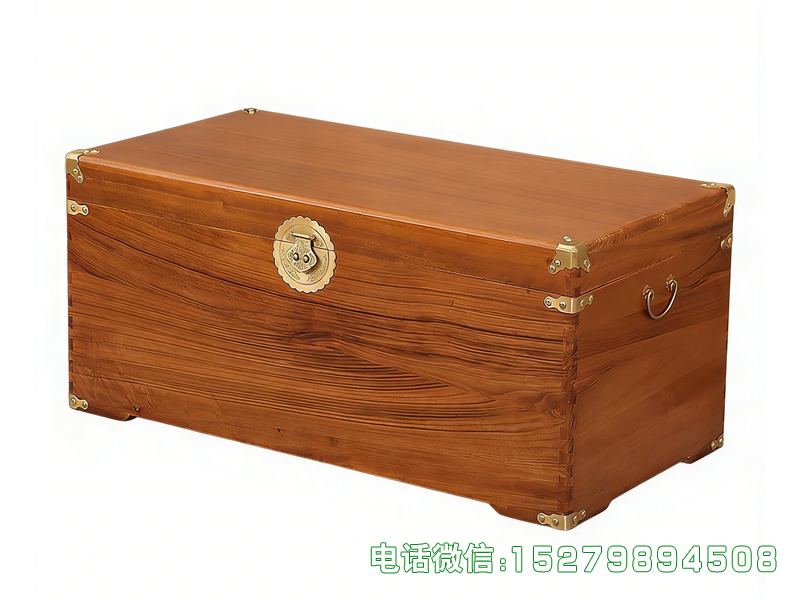 博兴县浅木色直纹实木箱