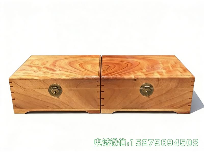 静乐县浅木色双箱贵重物品收纳箱