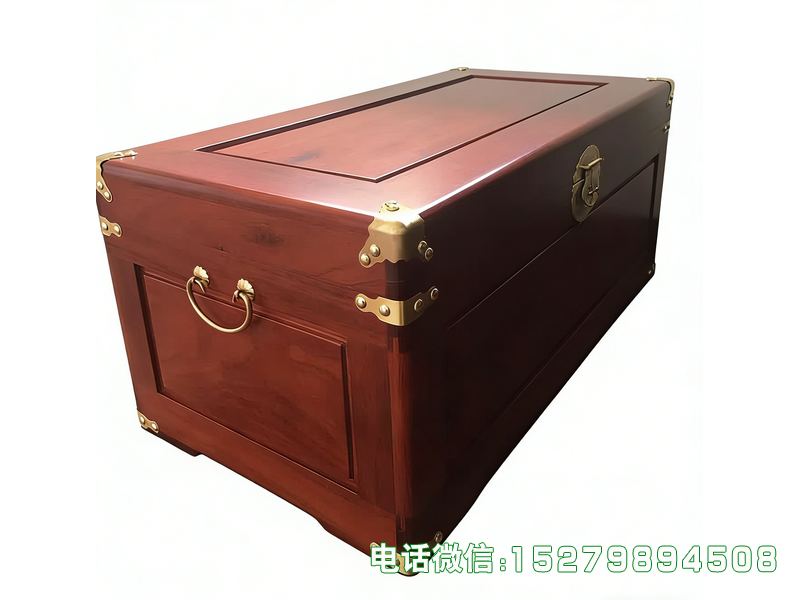 静乐县深棕色提手珍品箱