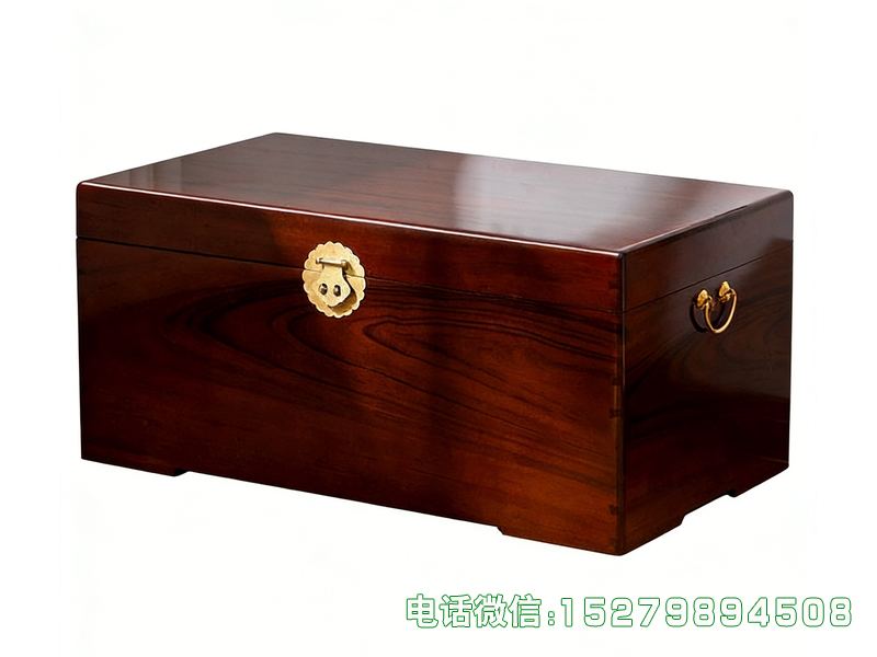伊吾县深棕色亮面珍宝箱