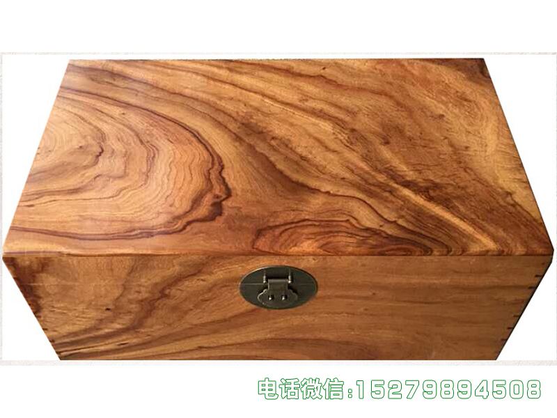 灵寿虎皮纹字画箱