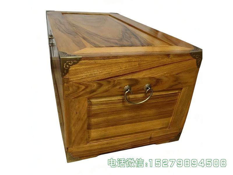花纹金属角书画箱